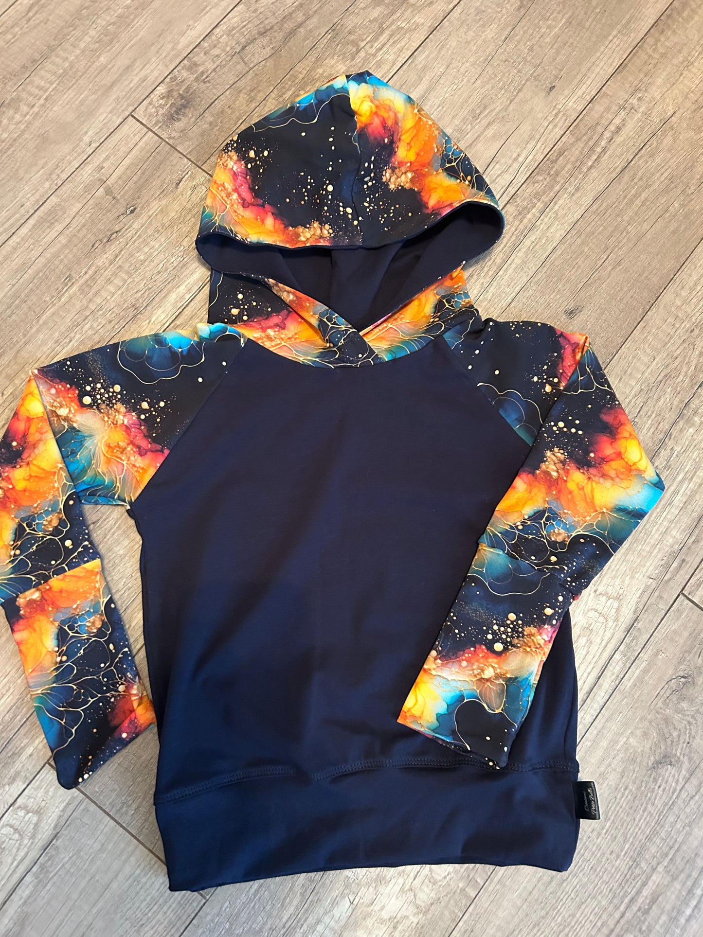 Hoodie gold ink 6-9 ans