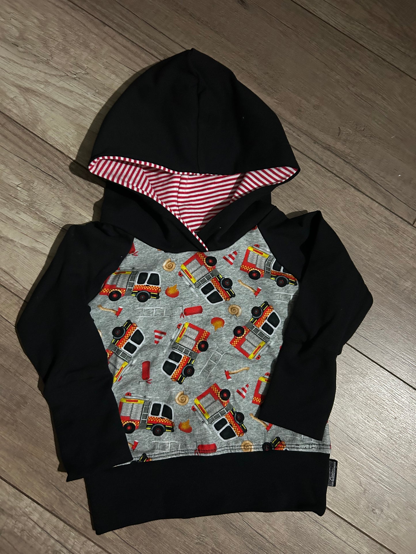 Hoodie pompier 3-6 ans