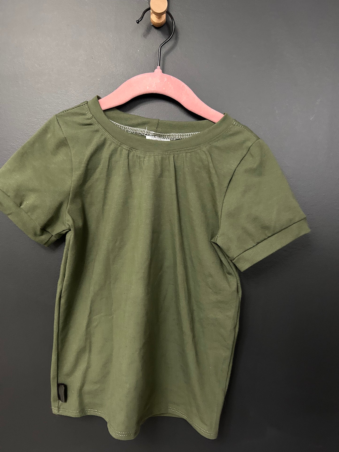 T-shirt évolutif kaki 3-6 ans