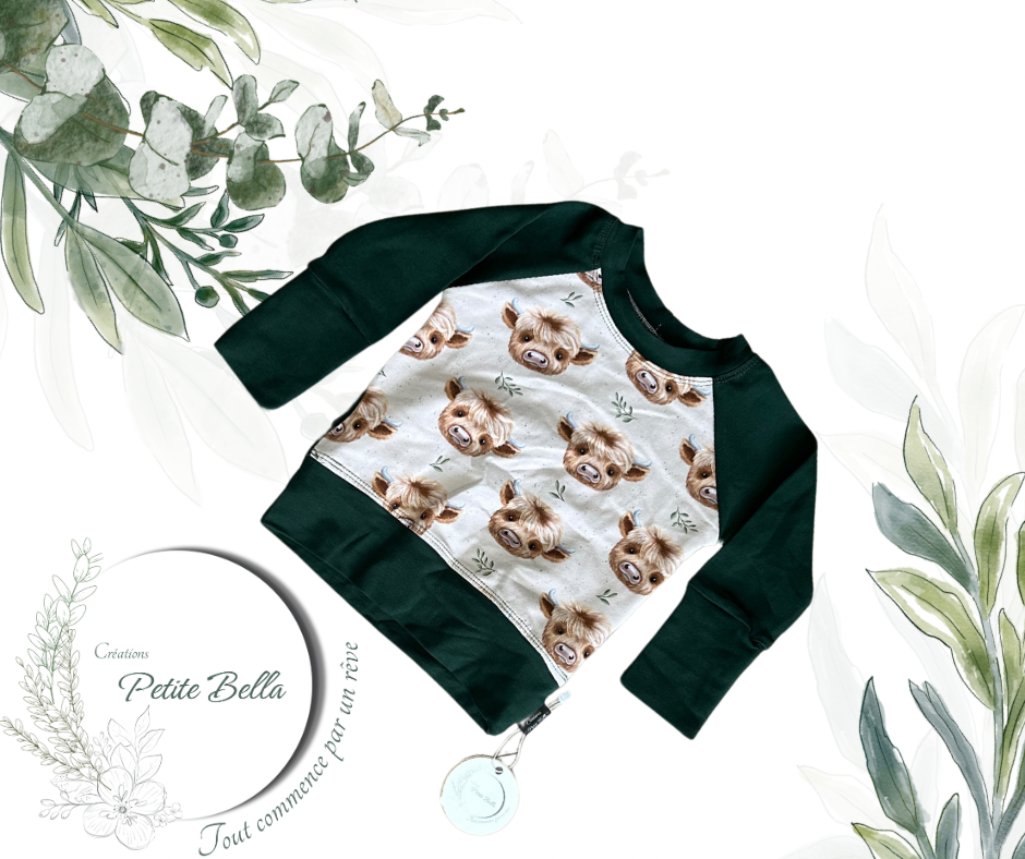 *** précommande crewneck highland / forêt ***