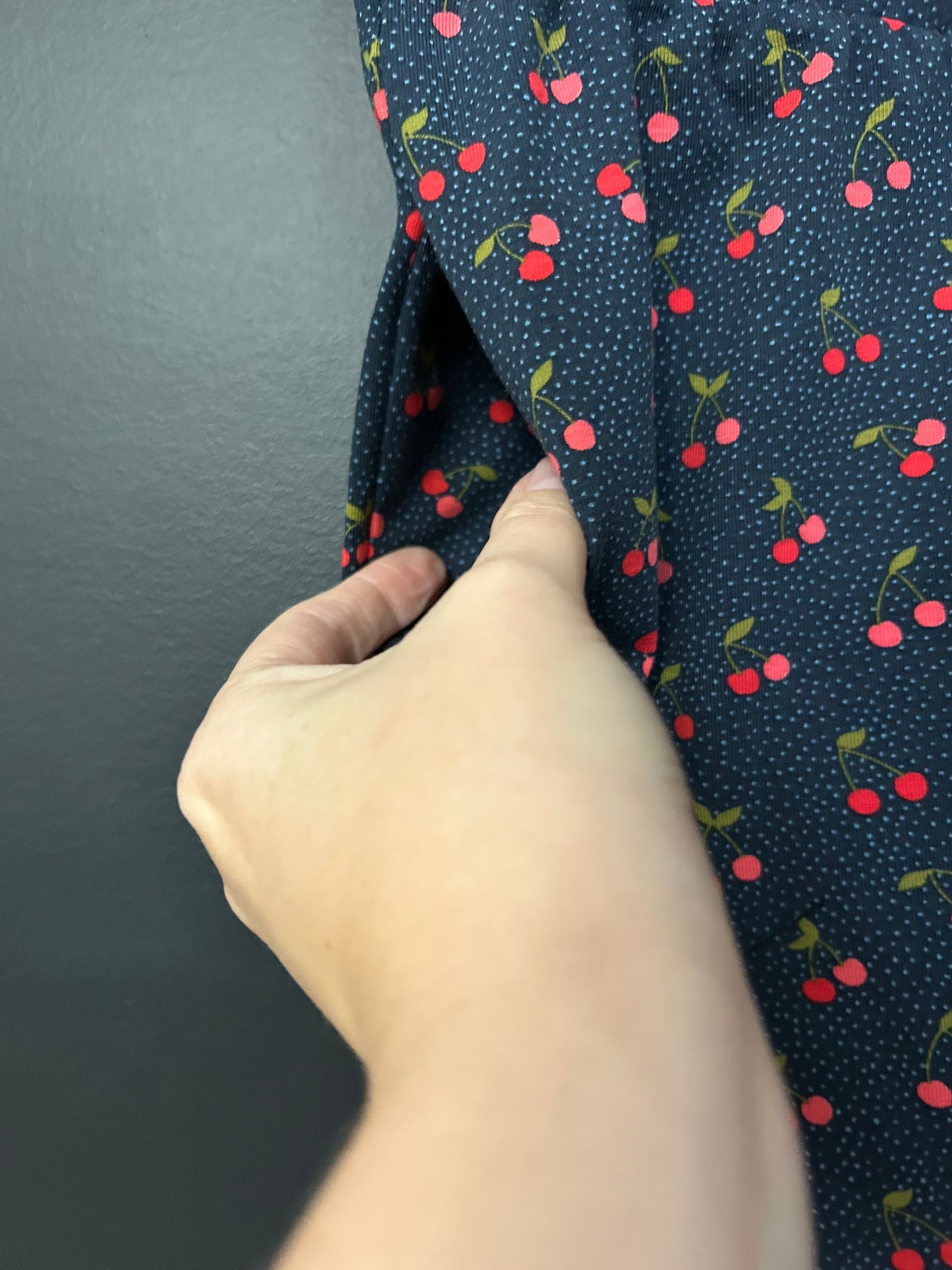 Jogger 3-6 ans poche de côté cerise