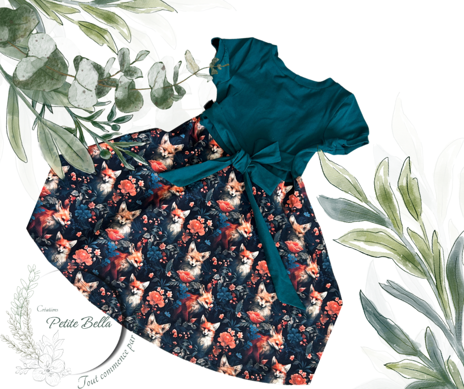 *** précommande robe océane renard épicéa ***