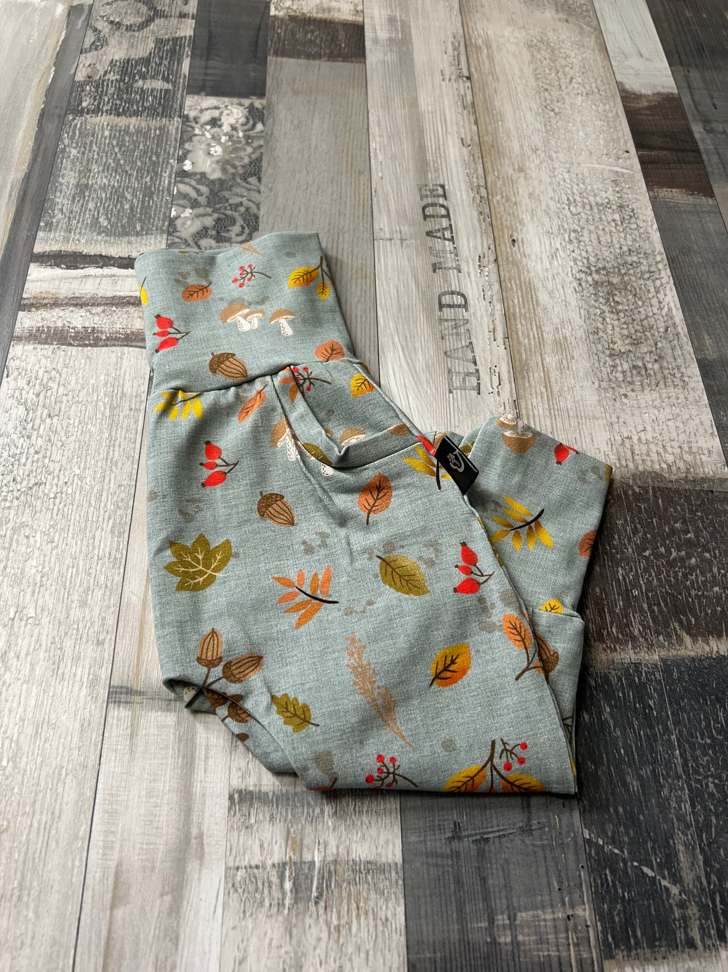 pantalon évolutif feuille d'automne 3-12 mois