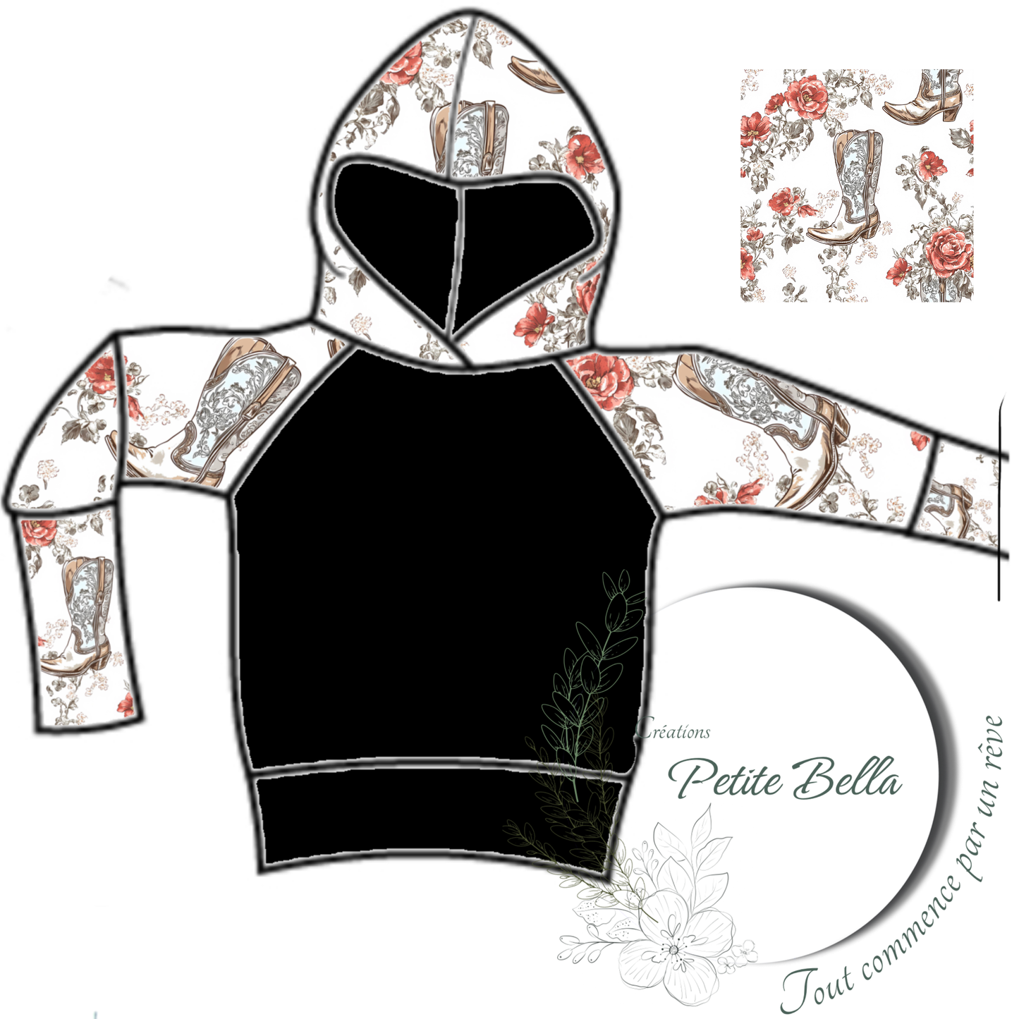 ***précommande le western hoodie évolutif ****