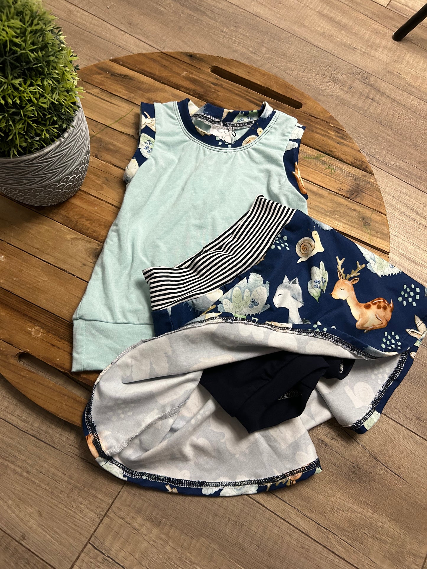 Ensemble évolutive jupe/short et camisole