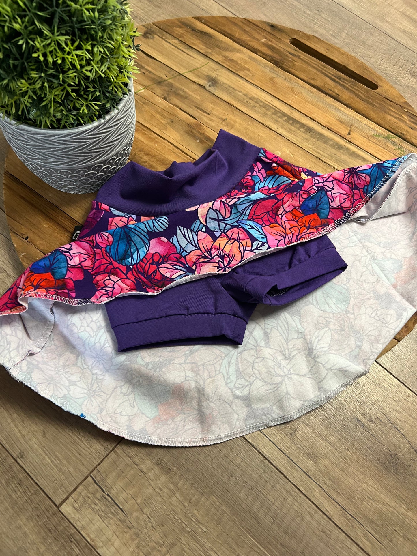 Jupe short évolutive