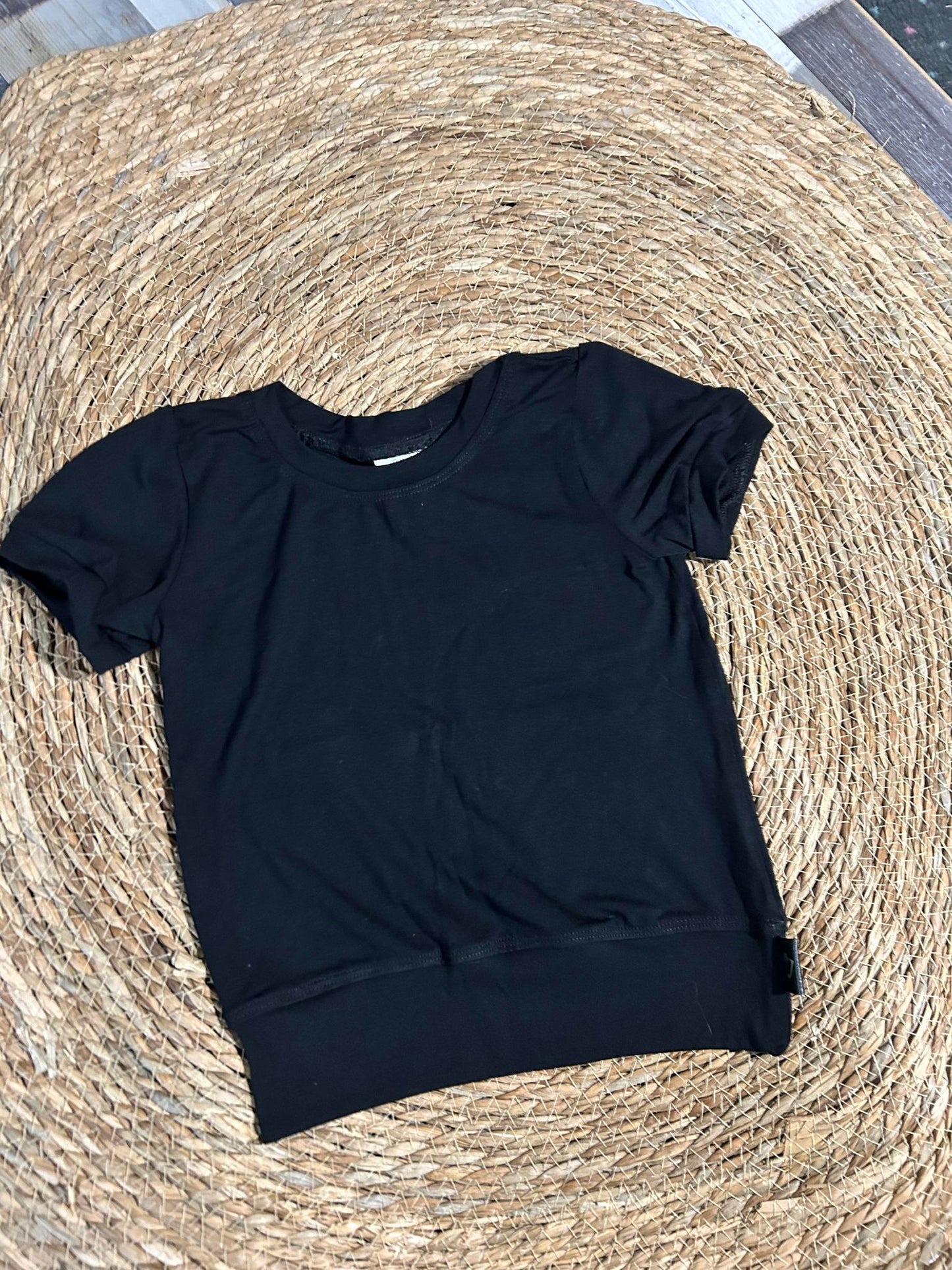 Le basique t-shirt bambou noir