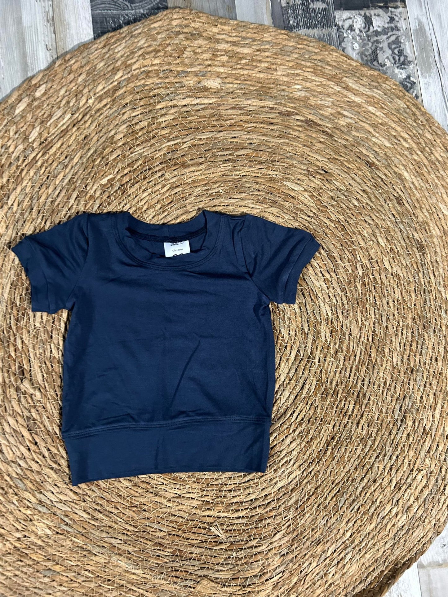 Le basique t-shirt bambou navy